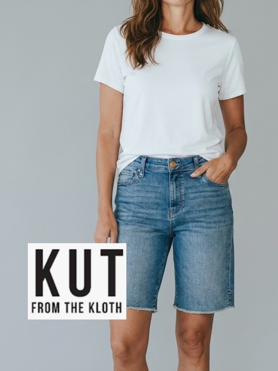 Kut from the Kloth Pants - Kut from the Kloth Natalie Bermuda short, 8, CB2655